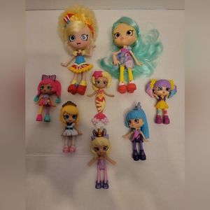 Shopkins Dolls and Figures Lot of 8